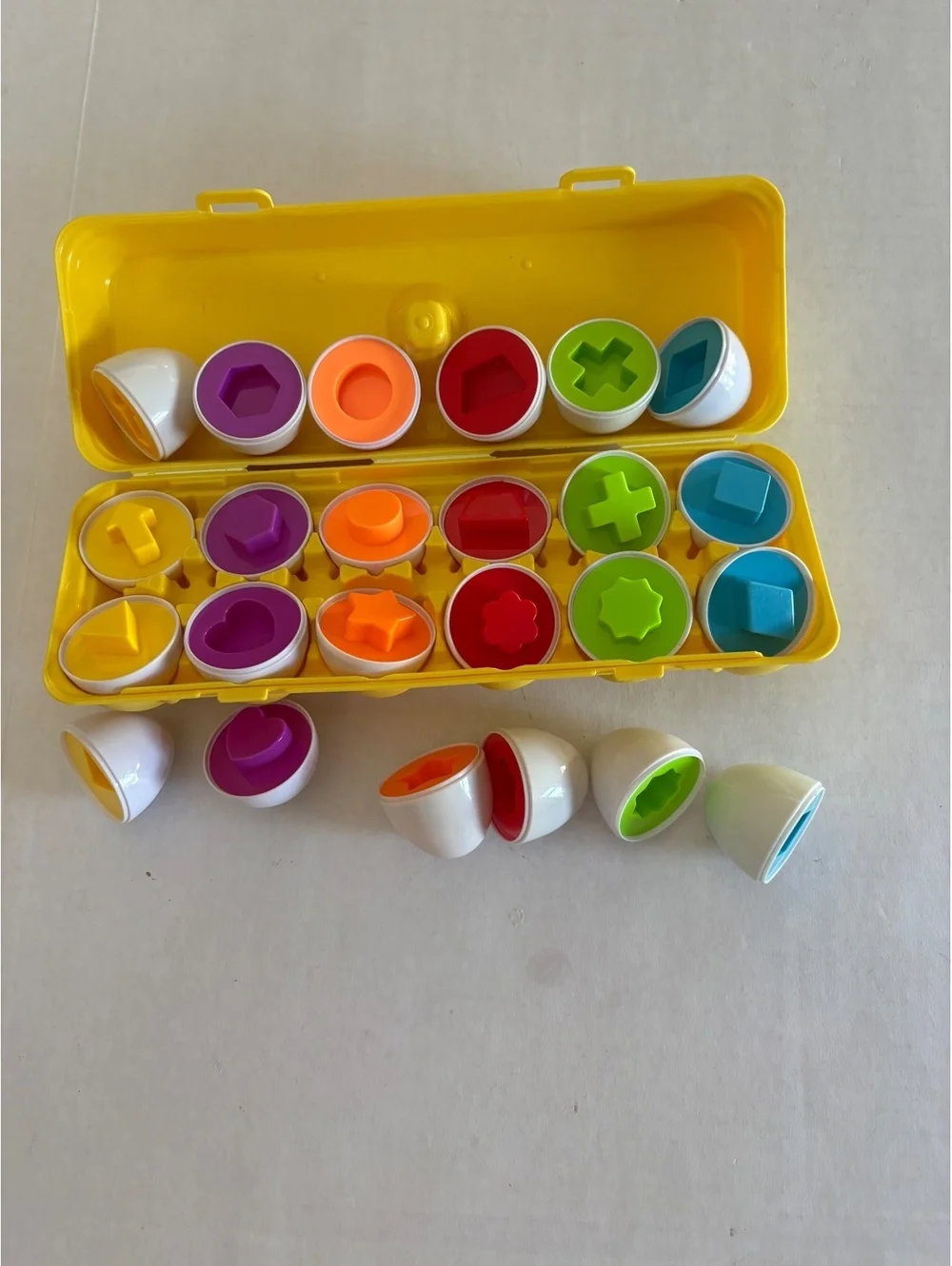 First find match shapes eggs